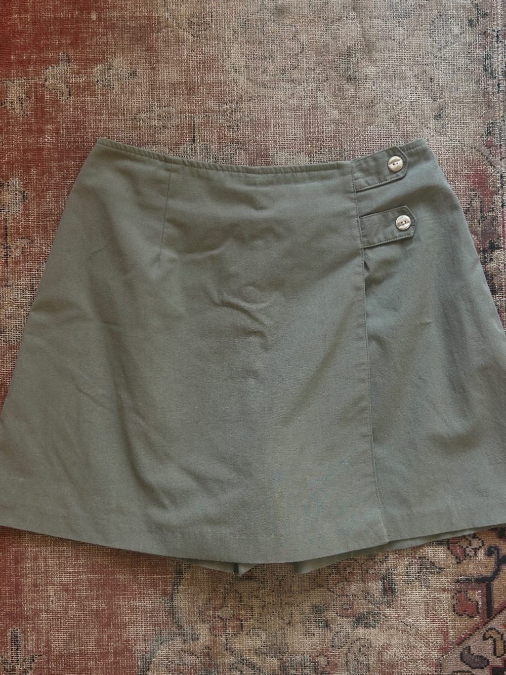 Vintage 90's Olive Green Skort